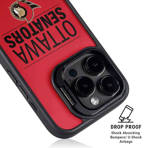NHL Ottawa Senators Lineup iPhone 15 Pro Kickstand Case
